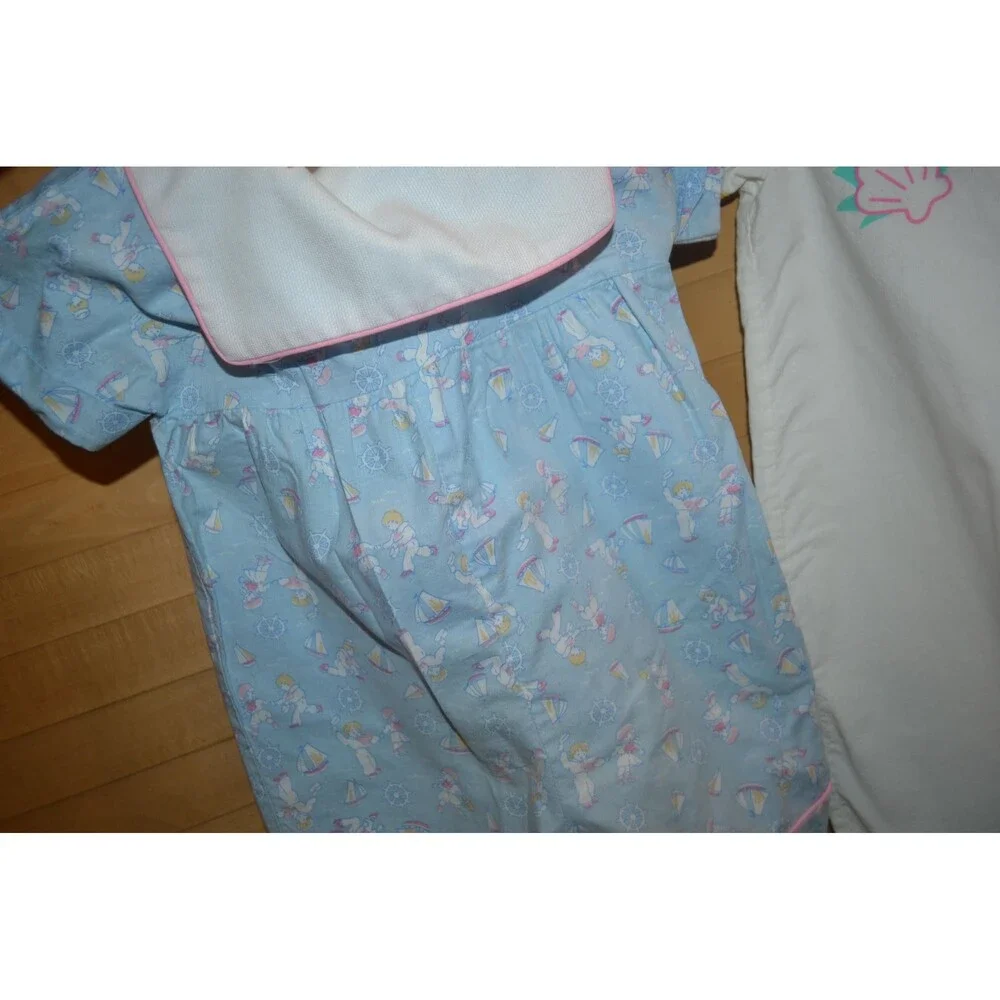Vintage Baby Girl Loves Sailing Rompers